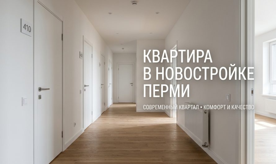 Новостройки Перми и покупка однокомнатных квартир в новостройках