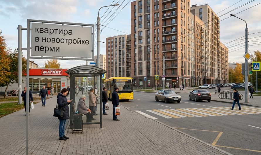 Новостройки Дзержинского района Перми